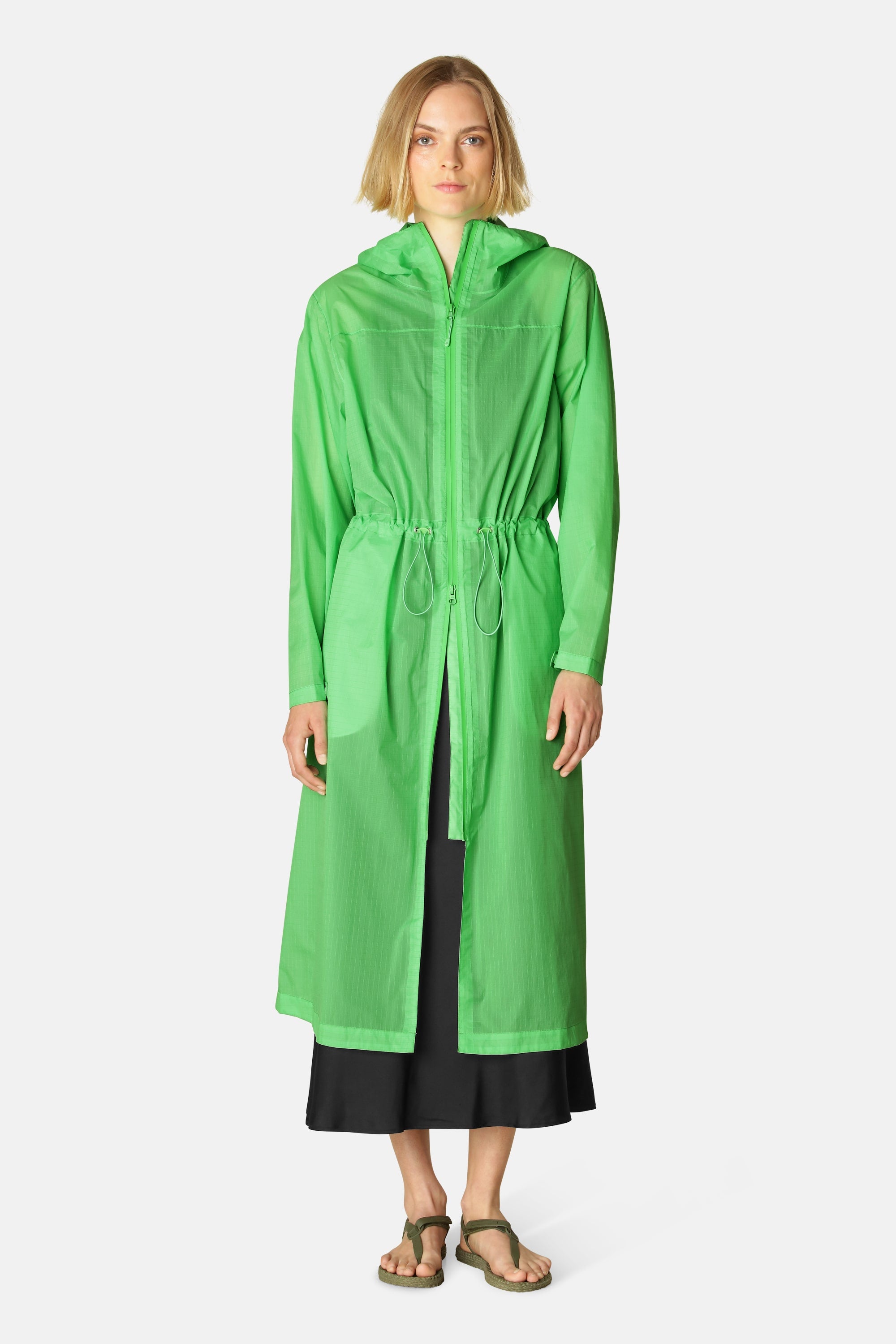 Windbreaker Regnparkas - Bright Green